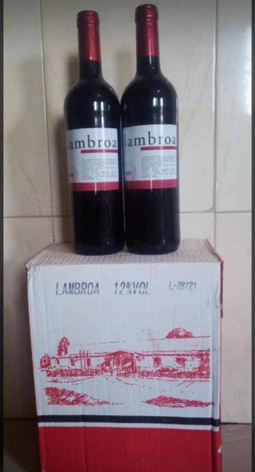 Lambrosco red wine