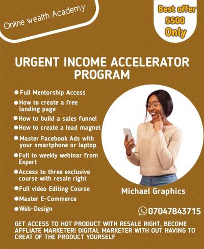 Urgent income accelerator program
