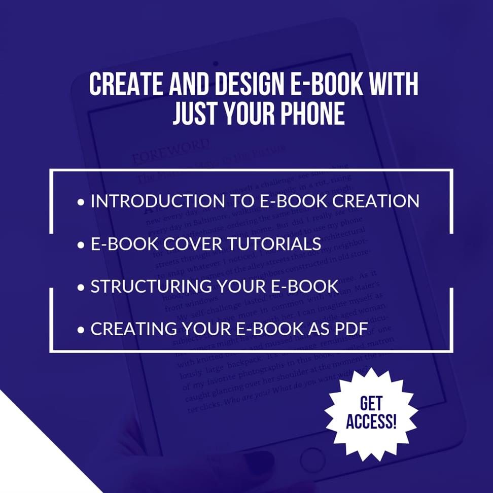 Create An Ebook with  Your Smartphone