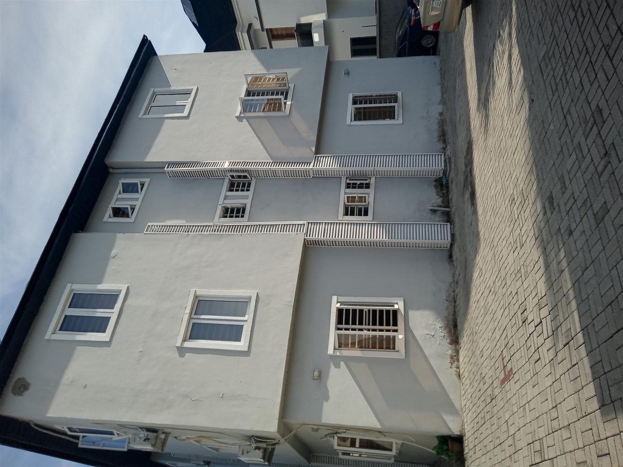 A three bedroom flat in a secured estate