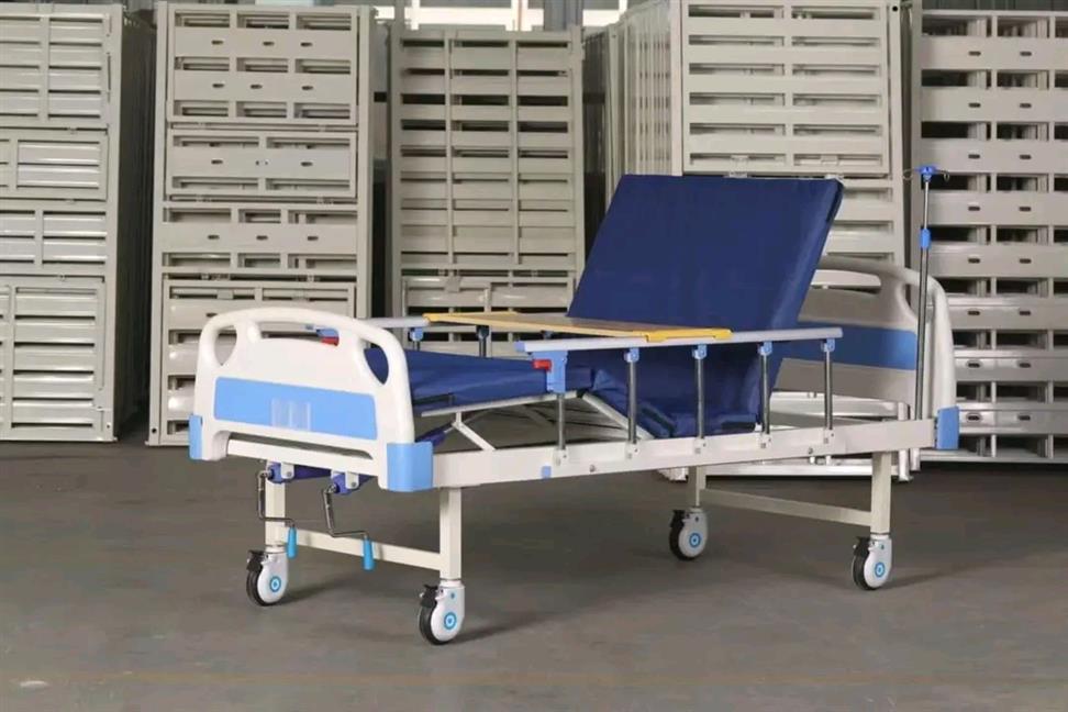 Hospital bed double crank ABS