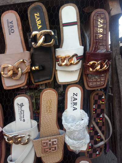 Local foot wear and wigs