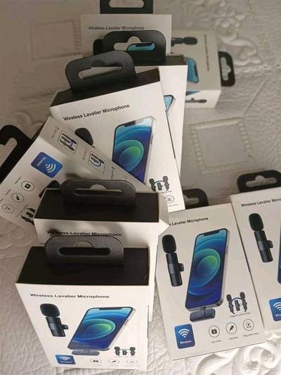 Double wireless microphone for iphone
