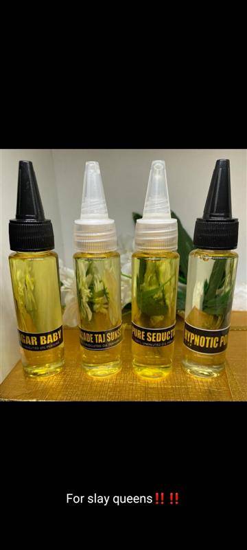 Undiluted oil perfumes