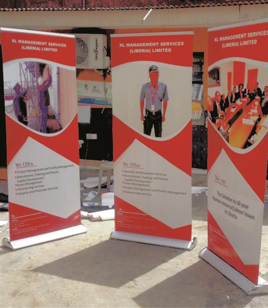 Roll up banners