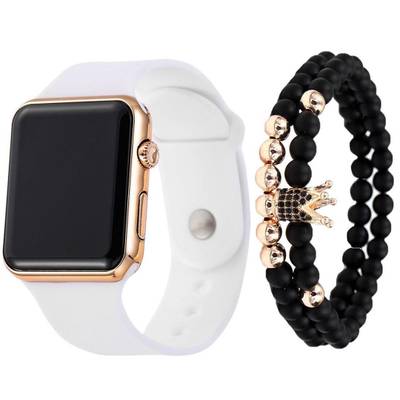 UNISEX SILICON LED WATCH + 2 BRACELET