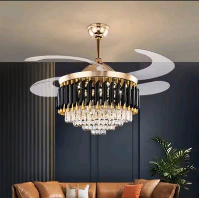 Fan Chandelier with Bluetooth speaker