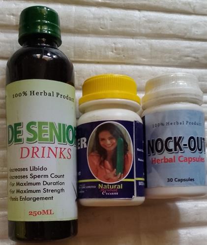De Senior Drink+ Nock Out Capsule+Cream