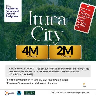 Land available in Epe and Ibeju lekki