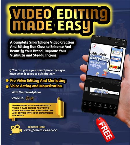 Video editing coure