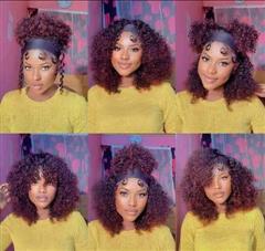 Human hair blend