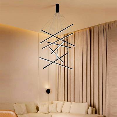 9HEAD LIGHT STICK DROP CHANDELIER