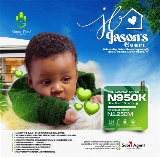 Jason's Court Estate Ibusa bypass road A