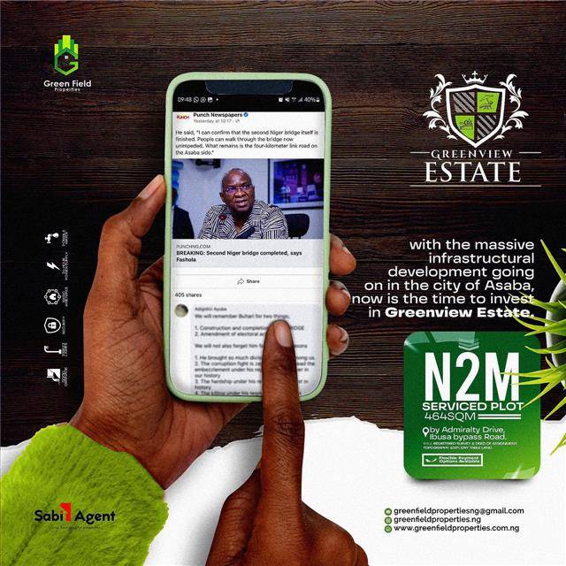 Green View Estate Admiralty Drive Asaba