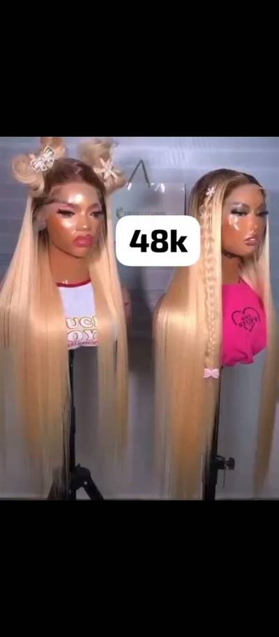 2tone Full frontal blonde wig