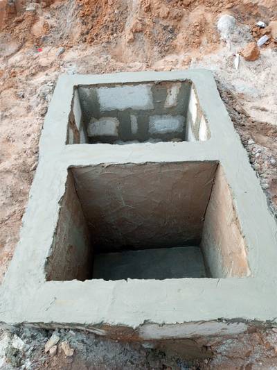Biodigester soakaway simplified
