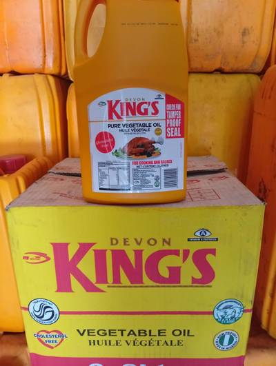 Devon king's vegetable oil, 3ltrs