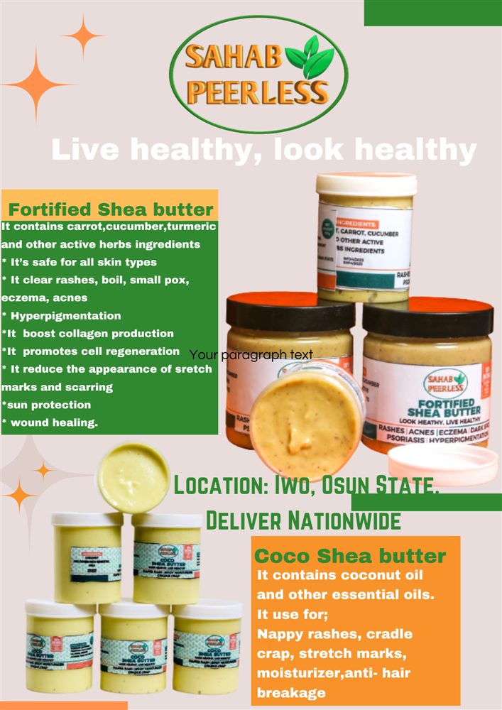 Fortified Shea butter