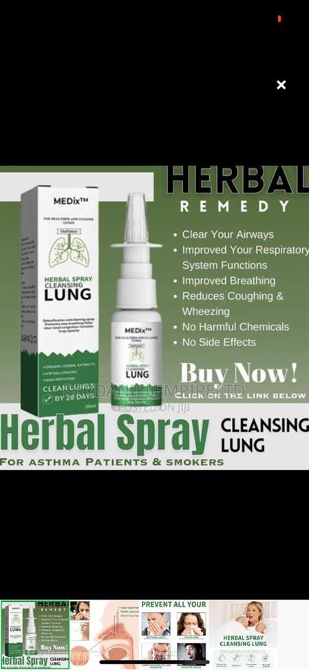 Herbal spray cleansing LUNG