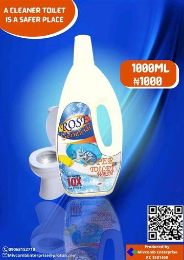 Rose Germicide Toilet wash