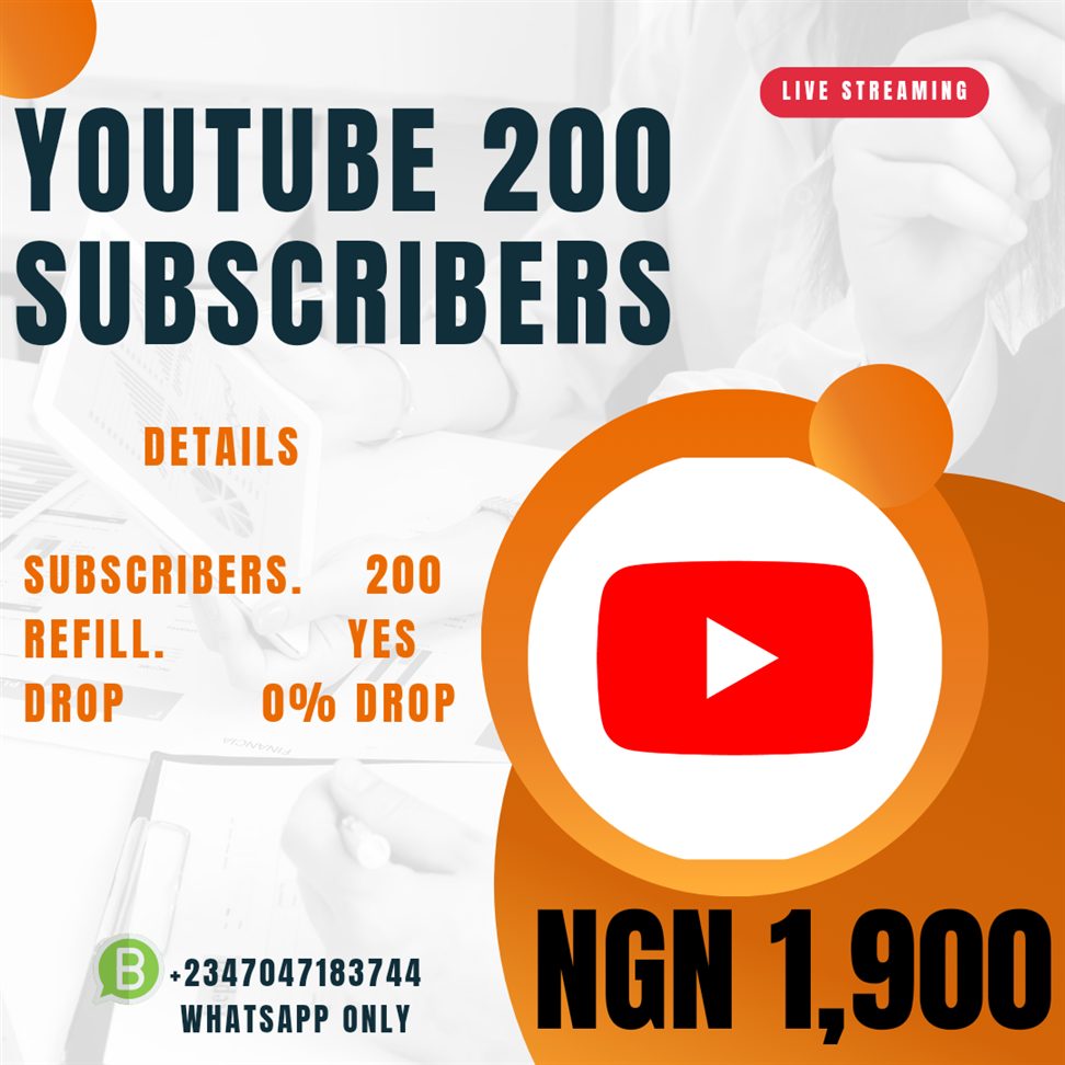 YOUTUBE 200 SUBSCRIBERS