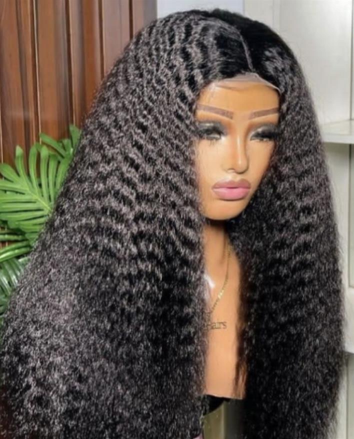 Kinky straight wig