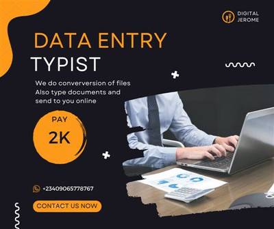 Data Entry typist