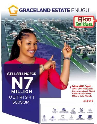 Real estate lands in the city of Enugu