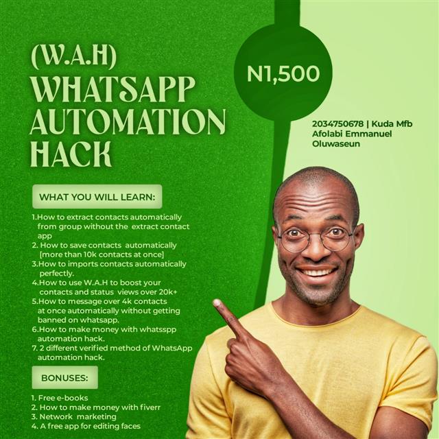 WhatsApp automation hack