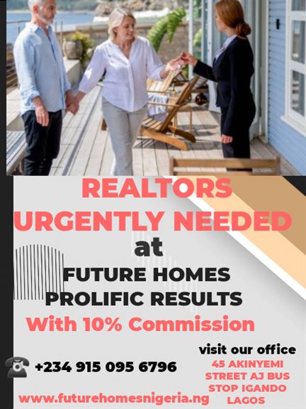 Experienced Realtors Needed