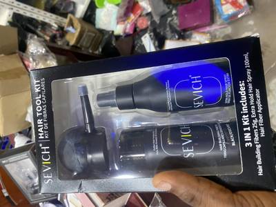 Hair fiber complete set with the spray