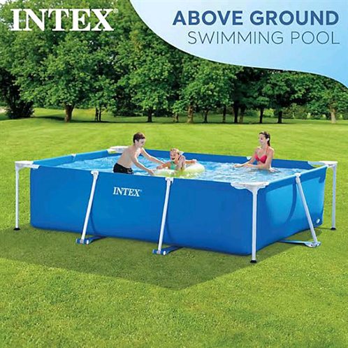 Metal Frame Rectangular Frame Pool Set