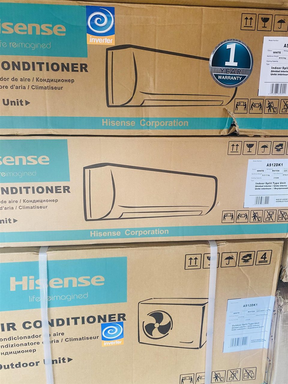 Hisense inverter air conditioner availab