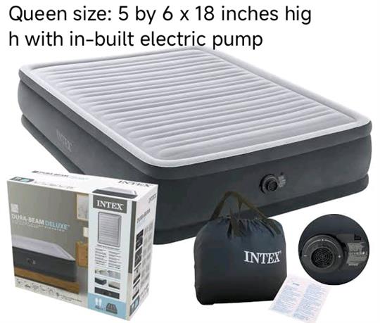 Intex Inflatable Queen Size Air Mattress