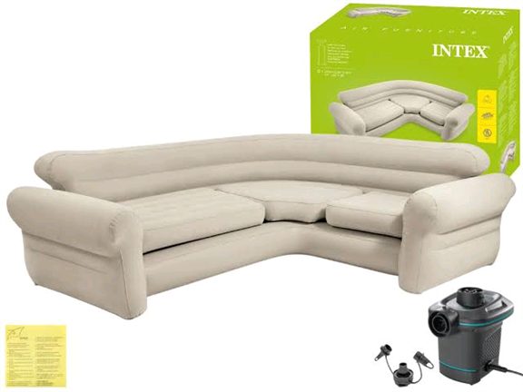 Inflatable L-Shape Corner Sofa