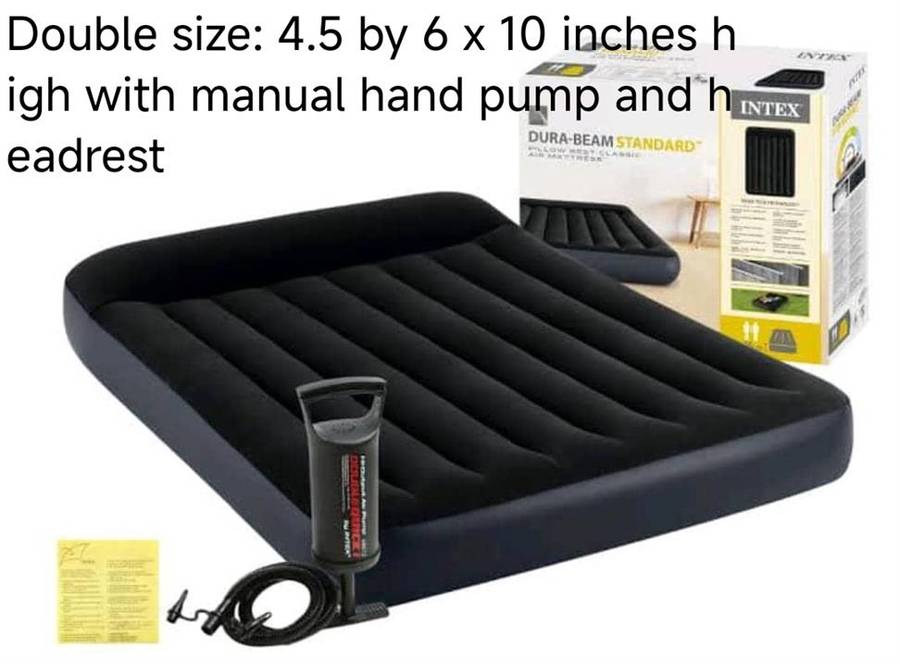 Inflatable Double Size Air Mattress