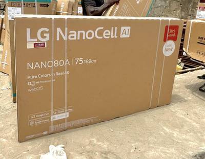 LG 75 Inch Nano Cell Ai 4k TV Magic Remo