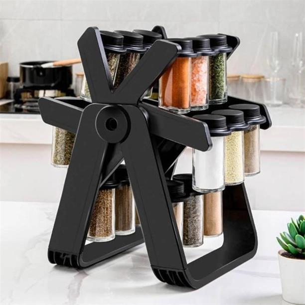 18 Jar Rotating Spice Rack