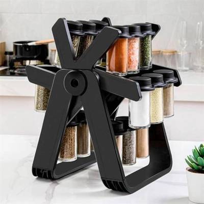 18 Jar Rotating Spice Rack