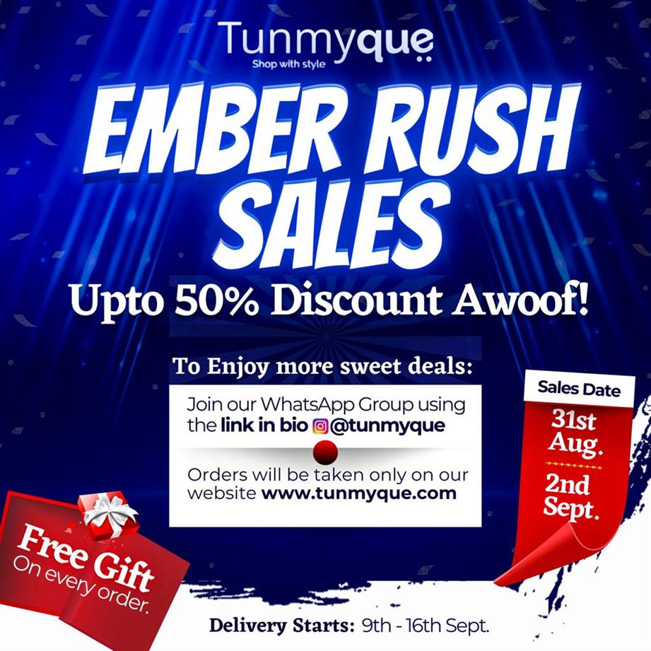 Unisex fashion sales