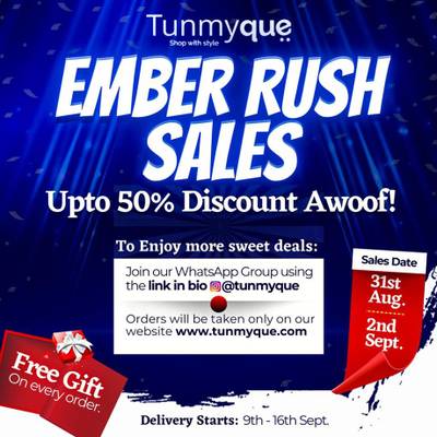 Unisex fashion sales