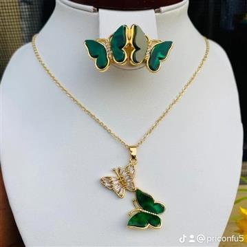 Necklace and earring