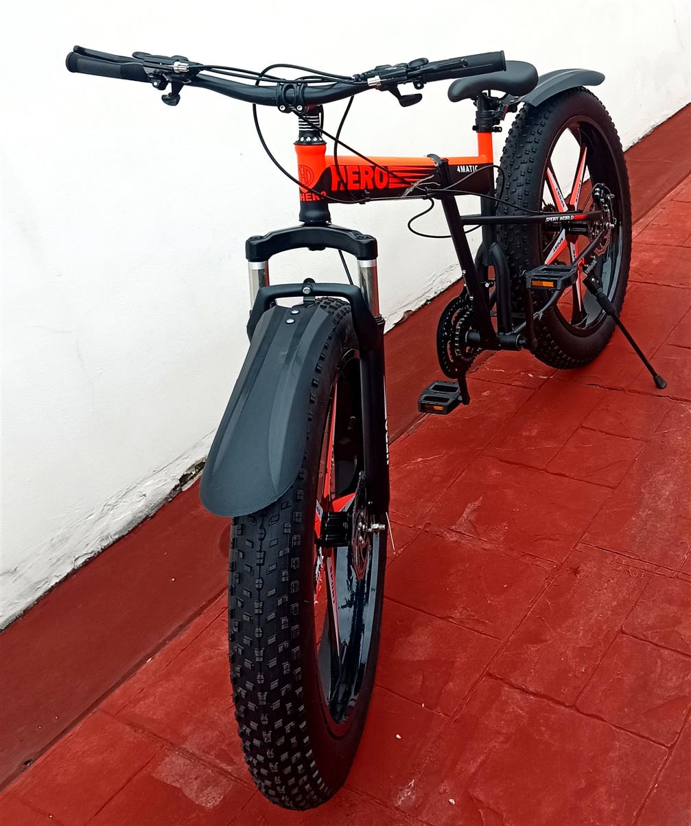 Fat tyre bicycle