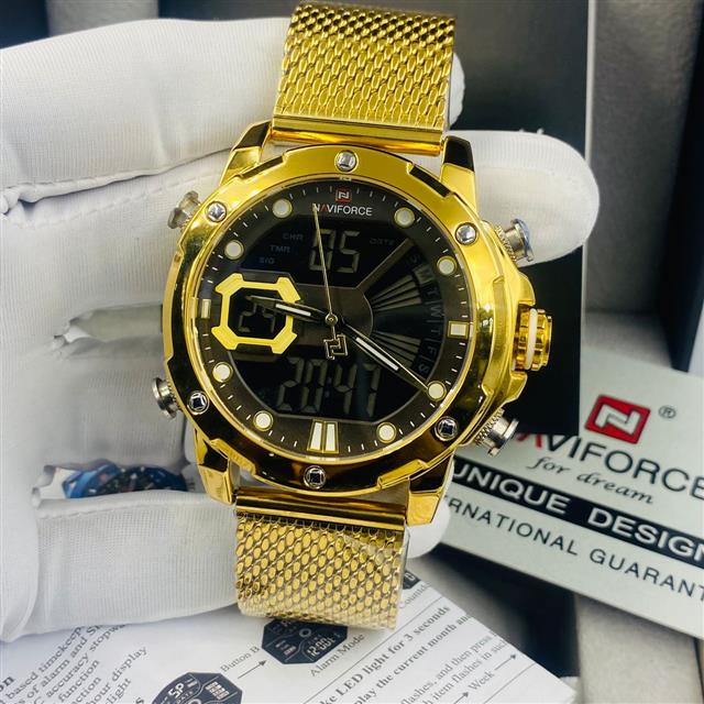 Naviforce waterproof digital and analog