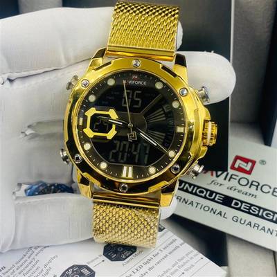 Naviforce waterproof digital and analog