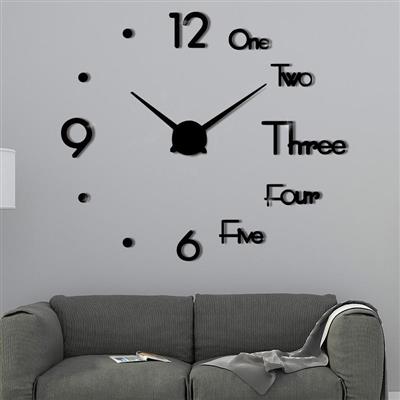 DIY 3D MODERN WALL CLOCK