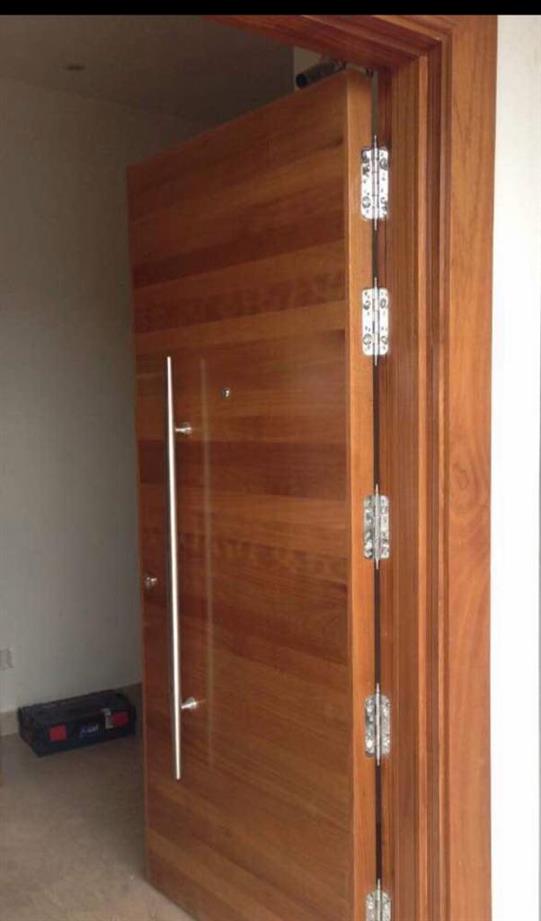 4ft by 7ft Mahogany Security Wooden Door