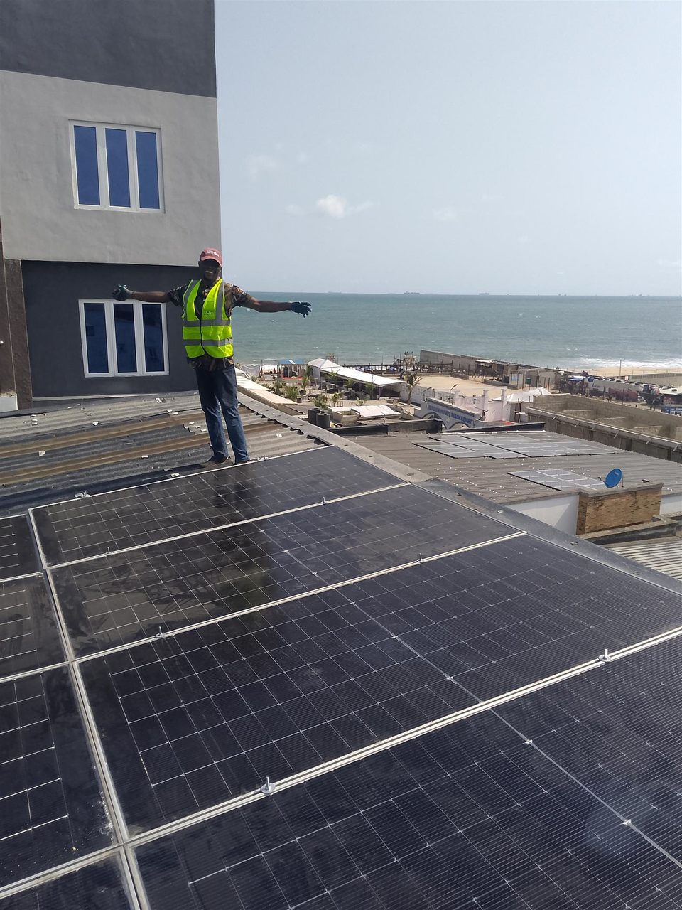 Solar power installation