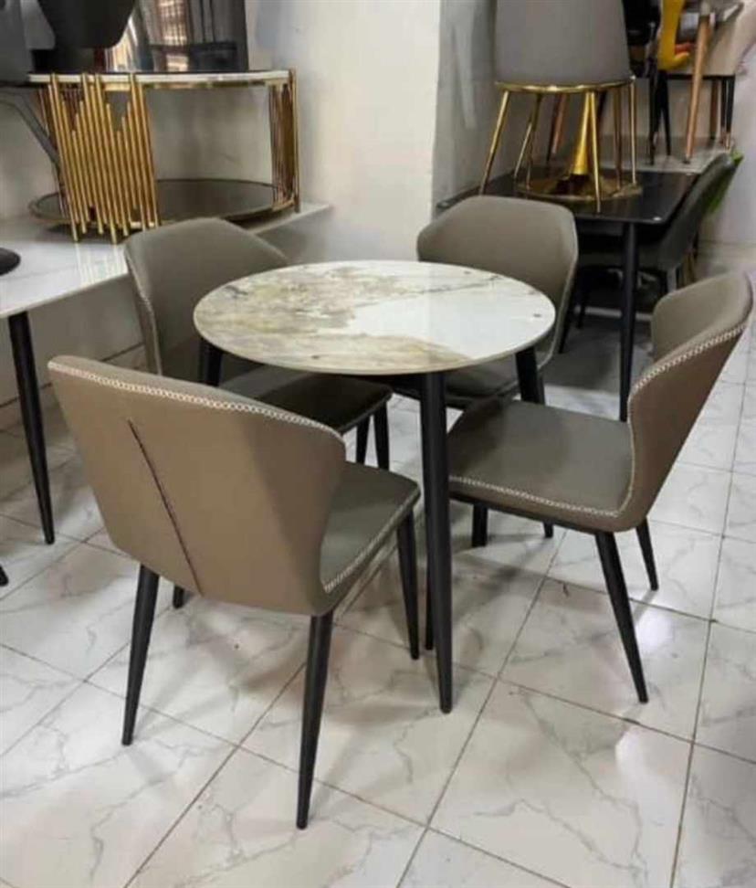 Marble Dining With 4 Chairs