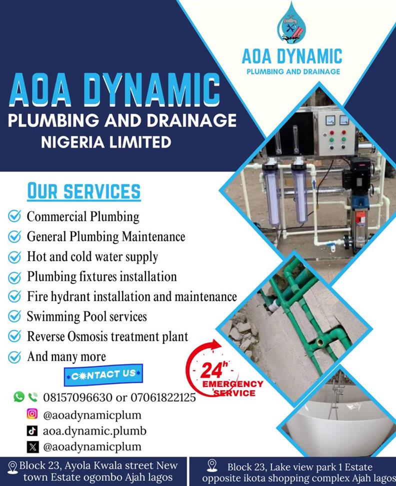 AOA DYNAMIC PLUMBING AND DRAINAGE
